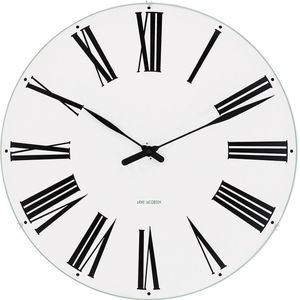 Arne Jacobsen Roman Clock Wandklok Wit - Ø 48 cm 43652
