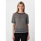 comma - Strickpullover - Katoenen Trui - Luchtig - Korte Mouwen