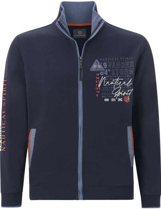 Jan Vanderstorm - LINDSEN - Sweatvest - Donkerblauw