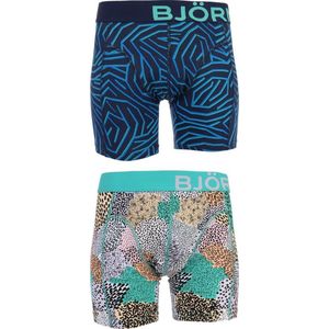 Björn Borg - 2-pack Layer & Painted Animal Boxershorts - S