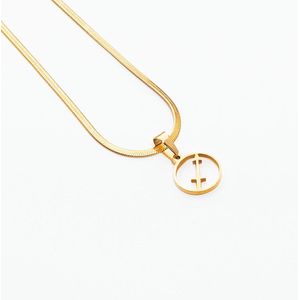 By Choux Sterrenbeeldketting Boogschutter 18k Goud Verguld