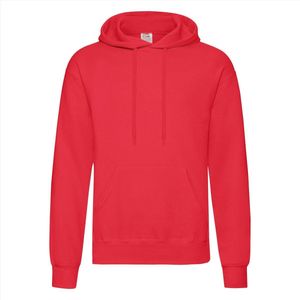 Fruit of the Loom - Classic Hoodie - Rood - L