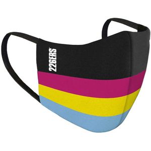 226ers Black Ear Mondkapje Veelkleurig L