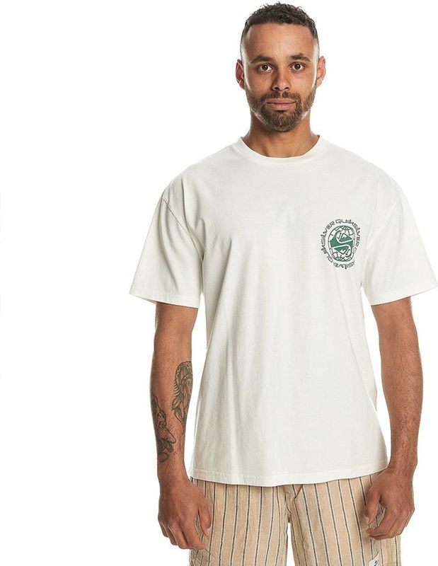 Quiksilver Achance T-shirt Met Korte Mouwen Wit L Man