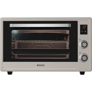 Wiggo WMO-E657(C) - Vrijstaande Mini Oven - Elektrisch - 60 CM - 65 liter - 2000 W - 5 Jaar Garantie - Creme