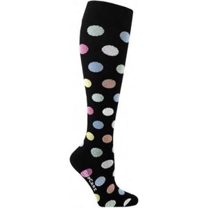 Supcare compressie sokken maat M (40-42) – bubbles – trendy compressiekousen – steunkousen – ademend – gezwollen, vermoeide en pijnlijke benen & voeten – spataderen - dagelijks gebruik – vliegreizen – zwangerschap – dames en heren