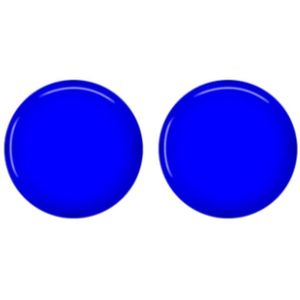 Clip oorbellen- Blauw- 1.5 cm- geen gaatjes- Charme Bijoux
