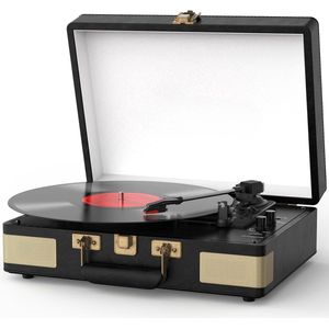 Equivera Platenspeler - Platenspeler met Bluetooth - Platenspeler Bluetooth - Platenspeler