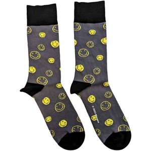 Nirvana - Mixed Happy Faces - Enkelsokken - One Size