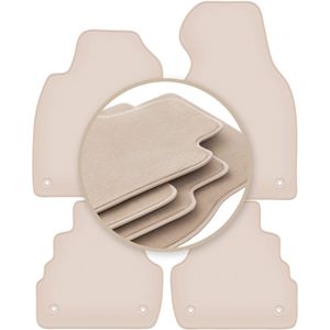 PREMIUM beige matten voor: Audi A6 C5 FL sedan, stationwagen, avant 2001-2004