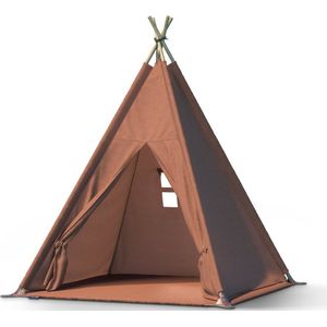 Autentic Tiptoe Tipi - Kindertipi - Sweet Peach - Met zachte grondmat - Gerecycleerd Polykatoen