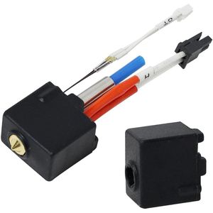 Kobra 2 Hotend 3D-printer-extruder V5 J-Head printkop met 1 messing spuitmond 0.4 mm 24 V voor Anycubic Kobra 2/Kobra 2 Neo/Kobra 2 Pro/Kobra 2 Plus