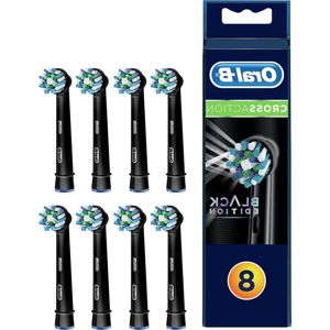 Opzetborstels Zwart - Verpakking Van 8 - Black Edition - Elektrische Tandenborstel