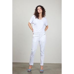 DIDI Dames Chino broek wit maat 48