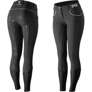 Dames Full Seat Rijbroek met Siliconen Grip voor Perfecte Controle