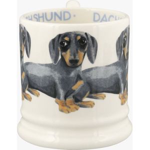 Emma Bridgewater Mug 1/2 Pint Dogs Dachshund Black & Tan