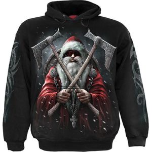 Spiral Sleigher Hoodie Heren Trui met capuchon - zwart - S