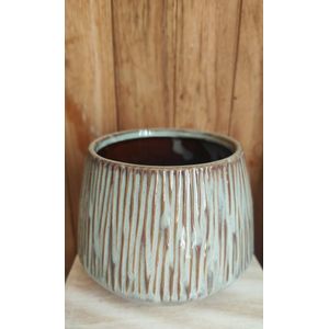 vintage keramische bloempot voor binnen