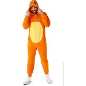 OppoSuits Charmander Onesie - Pokémon Jumpsuit - Kleding voor Pokémon Outfit - Thema Huispak - Carnaval - Oranje