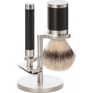 MÜHLE -Scheerset Roestvrij staal Silvertip Fibre - Rocca