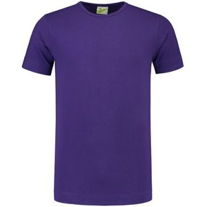 Lemon Soda heren T-shirt met korte mouwen in de kleur paars in de