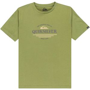 Quiksilver - Ev Type Line - T-shirt - Groen - Korte Mouwen - Jongens