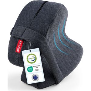 Blumtal Ergonomisch Kniekussen - Zijslaper Kussen - Orthopedisch Kniekussen - Beenkussen voor in bed - Zijslaapkussen - Grijs