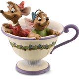 Disney - Assepoester - Jaq en Gus in Theekopje Figuur
