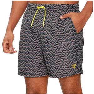 Guess - Swim Trunk Bermuda - Grijs - Badmode - Dames - Polyester