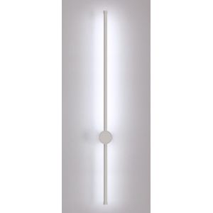 Delaveek-LED wandlamp lang aluminium - wit -100cm- Koel wit 6500K-20W 2250lm