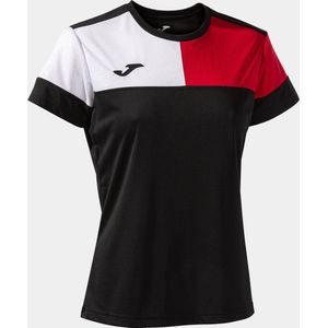 Joma - Camiseta Manga - T-shirt - Zwart-Rood - Dames