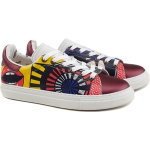GOBY Comic Patroon Sneakers - Schoenen – Handgemaakt – Premium Kwaliteit – Maat 35