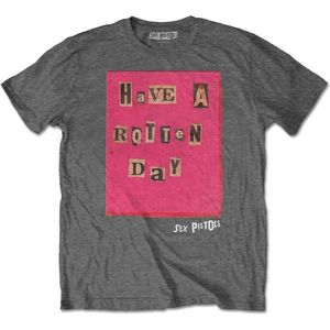 Sex Pistols - Rotten Day Heren T-shirt - S - Grijs