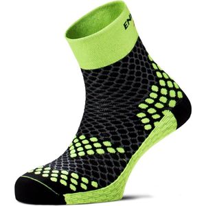 Enforma Pro Active Hardloopsokken - Sportsokken - Zwart / Geel - M (39-41)