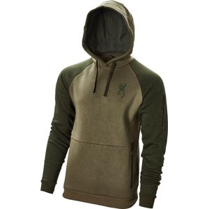 Browning Trui - Heren - Snapshot - Met warme pocket - Sweater, hoodie met capuchon - Groen - 3XL