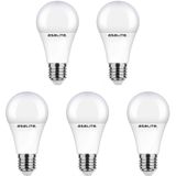 Asalite LED Lamp A65 E27 Fitting - 18W = 125W - 2000 Lumen - 4000K Neutraal Wit Licht - Niet Dimbaar - 220-240V - Energiezuinig- 5 stuks