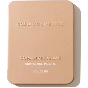 Sosu - Complete Canvas Complexion Palette - Medium - Vegan - 12 Ultra-blendbare Crèmes