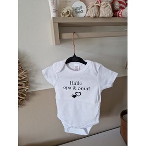 Romper, jullie worden opa en oma - zwangerschapsaankondiging - zwanger