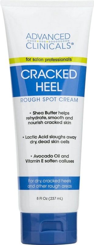 Advanced Clinicals - Cracked Heel & Rough Spot Cream - Intensieve Voetcrème