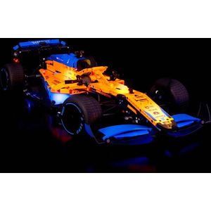 Light my Bricks - Verlichtingset met afstandsbediening geschikt voor Lego McLaren Formula 1 Race Car 42141