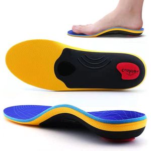 Orthopedische inlegzolen - Plantar fasciitis en hielspoor ondersteuning - Hoge boog - Blauw - Unisex