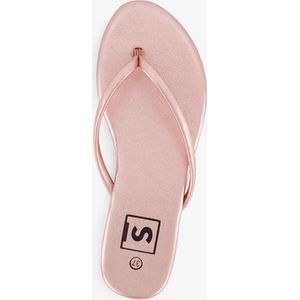 Dames teenslippers rosé goud - Maat 38