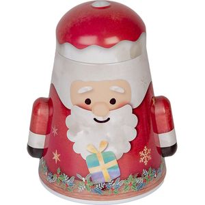 Clayre & Eef Bewaarblik 12x10x15 cm Rood Metaal