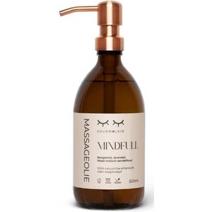 Massage Olie - Mindful - 250 en 500 ml - Plantaardig - Vegan