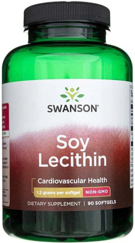 Swanson - Sojalecithine Non-GMO - Voedingssupplement - 90 Softgels