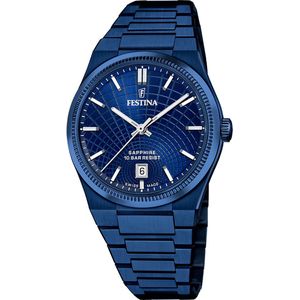 FESTINA SWISS MADE MEN'S BLUE WATCH F20078/1