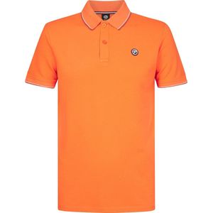 Petrol Industries - Heren Klassieke Polo Mauna - Oranje - Maat XXXL