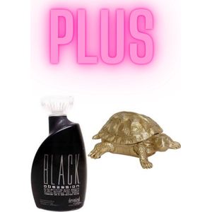 Devoted Creations Black Obsession 400 ml PLUS Gouden Schildpad Box 15,5 cm !