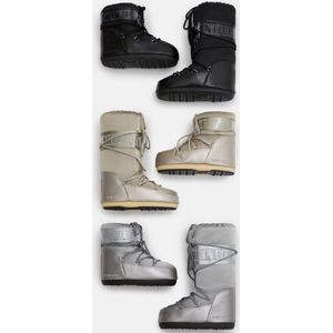 MOON BOOT ICON LOW GLANCE BLACK SATIN Thermoboots / Snowboots / Sneeuwlaarzen Jongen/Meisje - Zwart - 42-44 - (8059791057955)