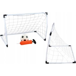 Ariko 2 mini voetbaldoelen met kleine voetbal en ballenpomp - voetbal - goal - doel
